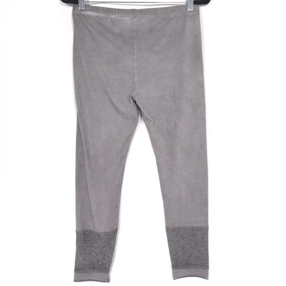 NWT LUUKAA Size US 10 LYRIC Garment Dyed Cotton Jersey Leggings Stone Pants LK 3